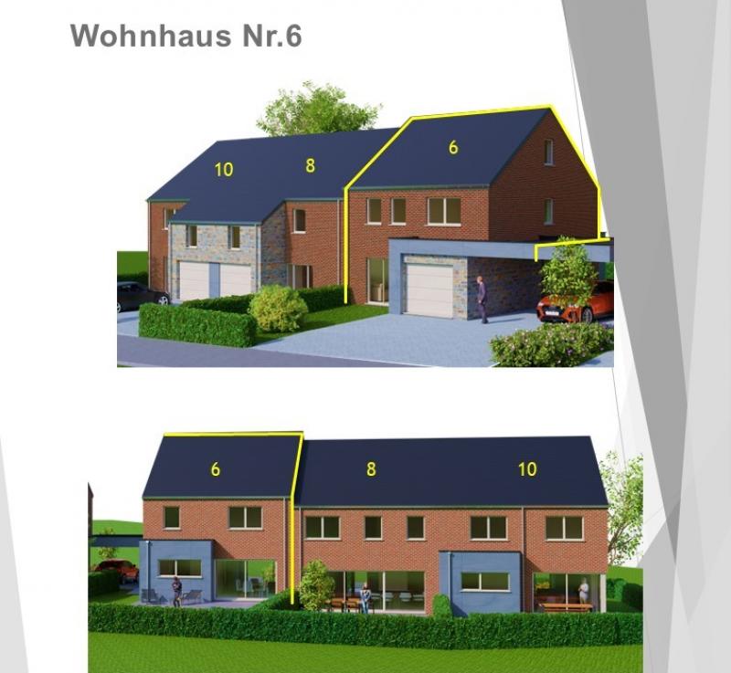 Neues Reihenmittelhaus zu verkaufen | Haus nr 8 in 4828 Hergenrath - Haus nr 8